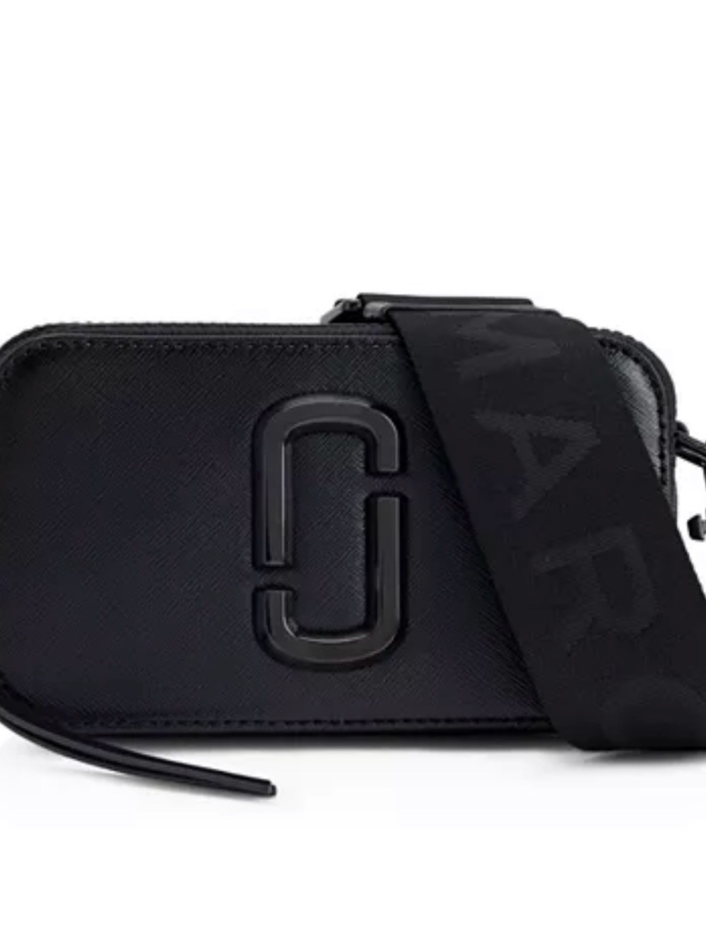 Marc Jacobs Black Snap Shot Crossbody Bag